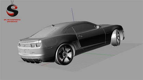 Camaro Blueprints For 3d Modeling