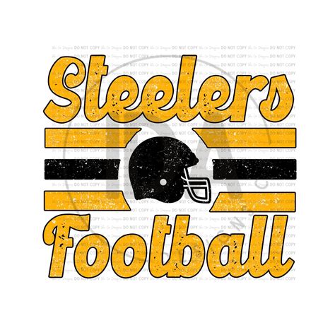 Steelers Pittsburgh Football Instant Download PNG File Distressed - Etsy