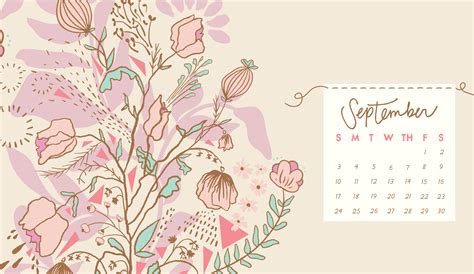 September Calendar Desktop Wallpaper