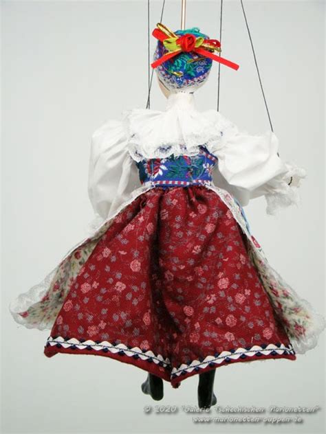 Marionnette Costume Folklorique Marionnette En Costume National