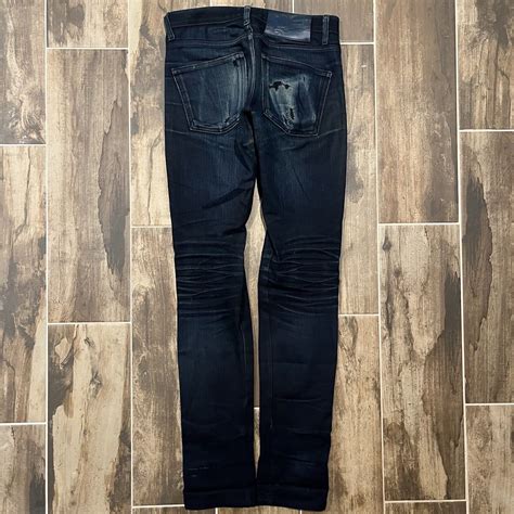 Naked Famous Super Skinny Guy Indigo Stretch Selved Gem