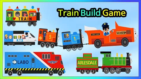 Labo Brick Train Game Compilation 17 Trains Youtube