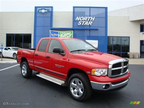 2005 Flame Red Dodge Ram 1500 Slt Quad Cab 4x4 29957232 Car Color Galleries