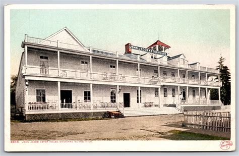 Mackinac Island Michigan John Jacob Astor House C1910 Detroit