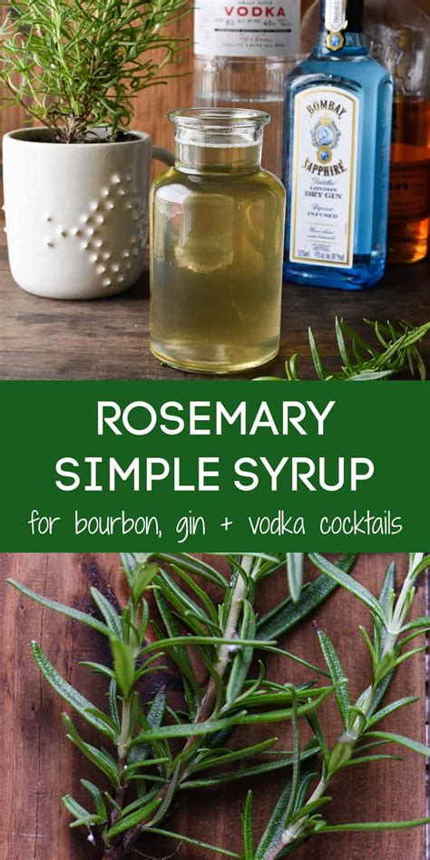 Rosemary Simple Syrup For Cocktails Foxes Love Lemons