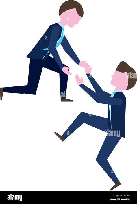 Business Teamwork Cartoon Stock Vector Image And Art Alamy