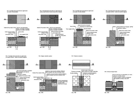 Detalhe Do Pavimento Em AutoCAD Baixar CAD 83 34 KB Bibliocad