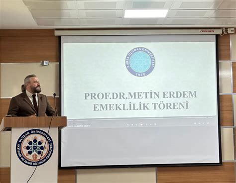 PROF DR METİN ERDEM İN EMEKLİLİK TÖRENİ