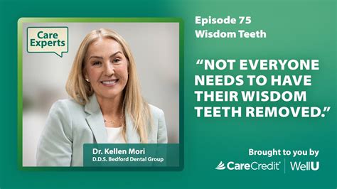 Wisdom Teeth With Dr Kellen Mori Care Experts By CareCredit YouTube