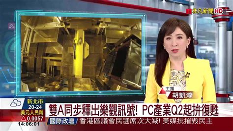 雙a同步釋出樂觀訊號 Pc產業q2起拚復甦 Yahoo奇摩汽車機車