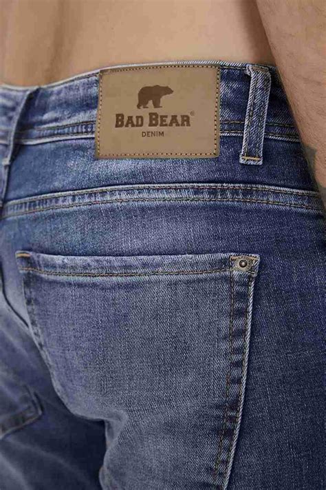 Franco Jeans Light Mavi Erkek Denim Pantolon Bad Bear