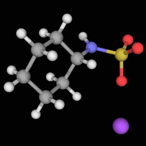 Sodium Cyclamate Molecule By Laguna Design Science Photo Library