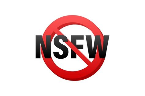 NSFW Sign Not Safe For Work Censorship Graphic By DG Studio