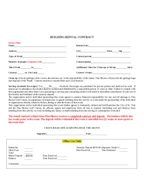 Fillable Online Facility Use And Service Agreement Lmusd Renter Fax