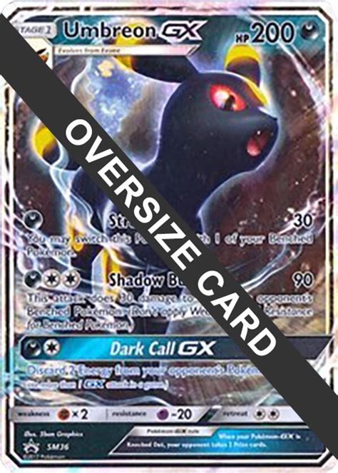 Umbreon Gx Sm Jumbo Cards Pokemon