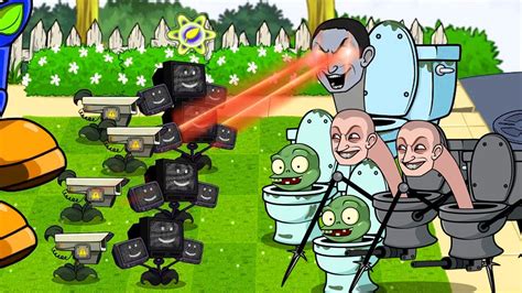 Plants Vs Zombies Dr Zomboss Skinbidi Boss Vs Crazy Dave Plant TV Man