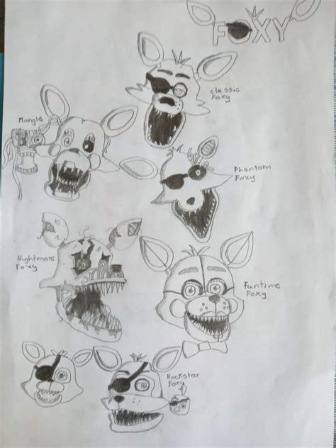 Las Versiones De Foxy De Cada Juego Fnaf Amino [ Español ] Amino