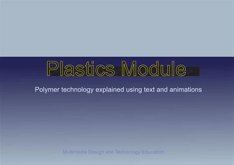 polymer technology explained  text  animations polymer