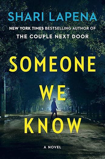 Someone We Know A Novel Lapena Shari 9780525557654 Amazon Books