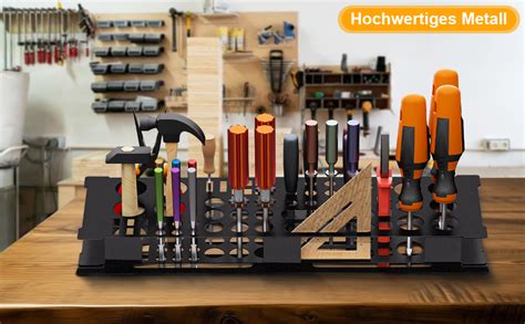 Riuog Mini Schraubendreher Organizer Rack Eisen Werkzeug Lagerung Rack