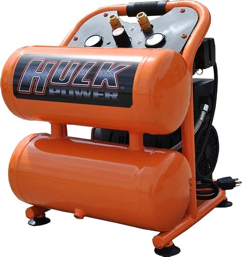 EMAX Hulk Portable Air Compressor 1hp 4 Gal Silent Air Compressor