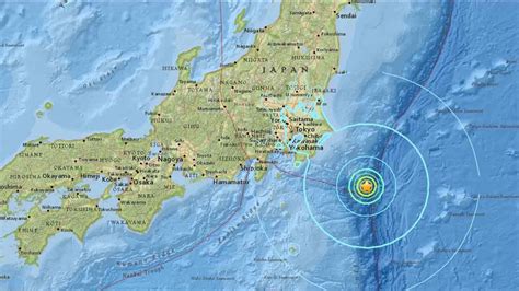 Map Of Japan Earthquake Today - United States Map