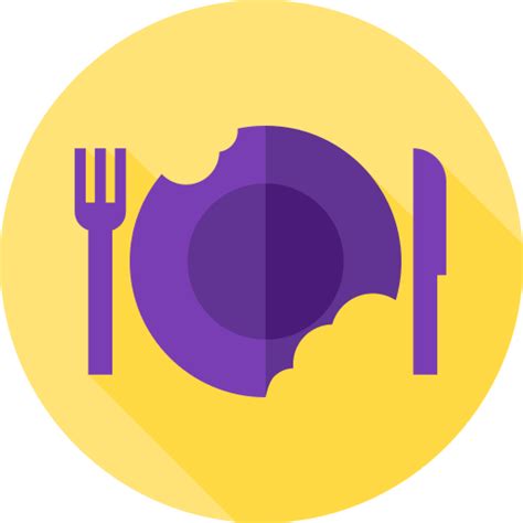 Hunger Flat Circular Flat icon