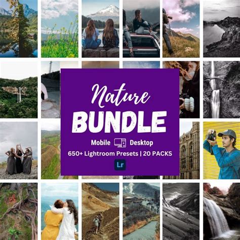 Nature Lightroom Preset Bundle Trendy Presets LR