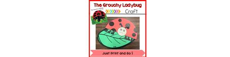 The Grouchy Ladybug Printable Craft Digital Etsy