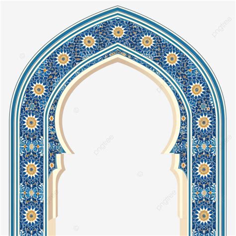 Ramadan Arabic Islamic Pattern Arch Frame Ramadan Label Arch Png