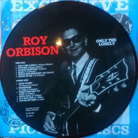 Roy Orbison Only The Lonely 1985 Vinyl Discogs