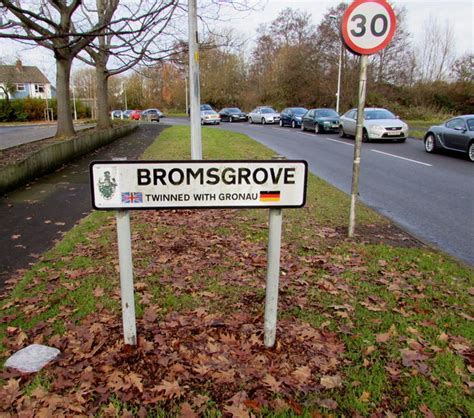 Bromsgrove Twinning Sign Charford Road © Jaggery Geograph