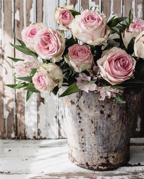 A bucket full of beautiful pink roses - #wildforflowers #pinkroses # ...