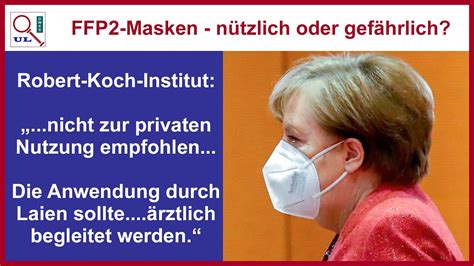 Sind Ffp Masken Nur N Tzlich Oder Auch Gef Hrlich Rki F R Den