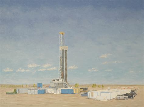 H And P Rig 308 Painting By Galen Cox Fine Art America