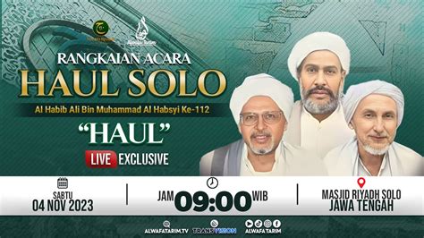 Live Puncak Haul Solo Al Habib Ali Bin Muhammad Al Habsyi Ke