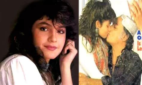 Pooja Bhatt And Mahesh Bhatt Kissing