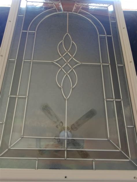 Front door glass insert replacement - Only exterior frame has seal