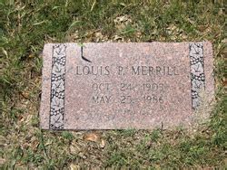 Louis Poindexter Merrill M Morial Find A Grave