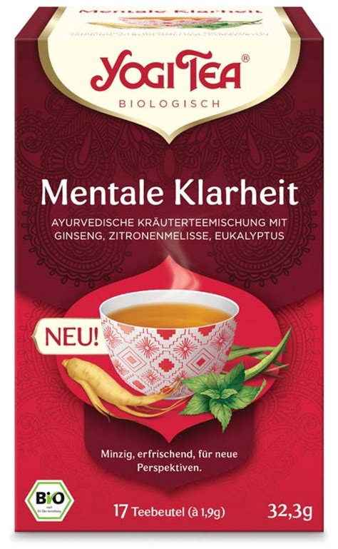 Yogi Tea Mentale Klarheit Gewürztee bio 17Btl naturPur Shop