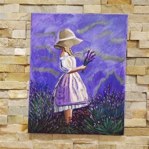 Lavender Painting - Etsy