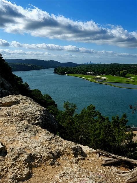 Pennybacker Bridge Overlook Austin Travis County Texas Old Man