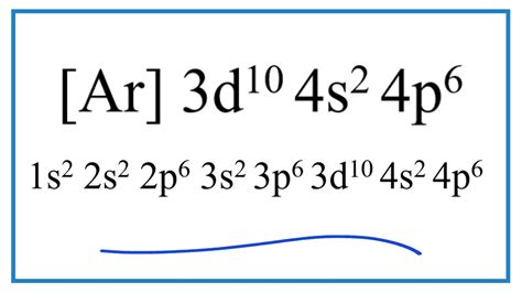 1s2 2s2 2p6 3s2 3p6 4s2 3d10 4p6 5s2 Element