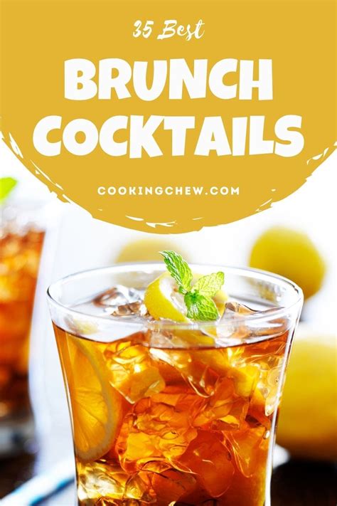 35 Best Brunch Cocktails To Pair With Your Mid Morning Meals 🍹