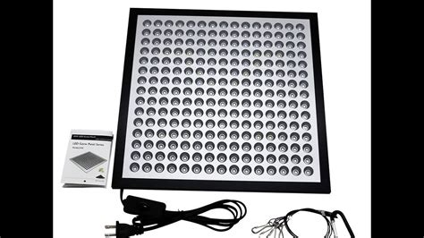 45w Led Grow Light Panel 225 Leds Youtube