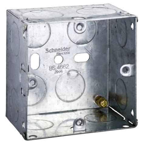 Schneider 1 Gang Flush Mounting Metal Back Box 47mm Depth