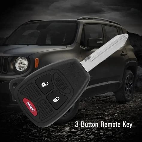 Button Remote Key Fob Mhz With Chip For Chrysler Dodge Jeep