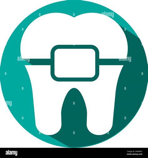 Tooth Braces Illustration Vector On A White Background Stock Vector