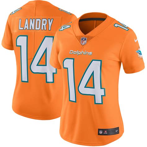Nike Jarvis Landry Miami Dolphins Women's Orange Color Rush Limited Jersey