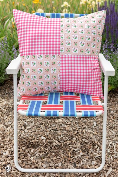 DIY Giant Floor Pillow Pattern - The Polka Dot Chair